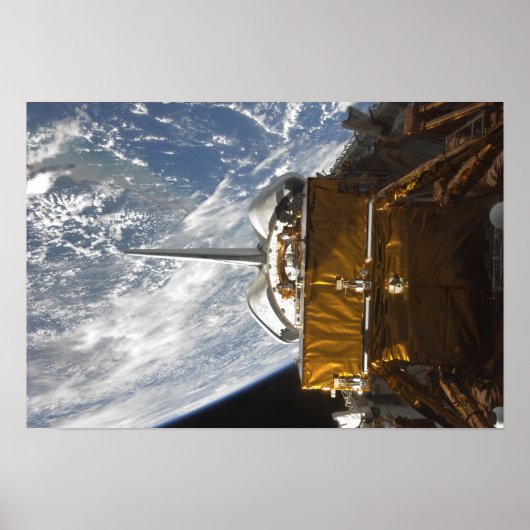 ruggegraat van de transportbay van Space Shuttle A Poster (Voorkant)