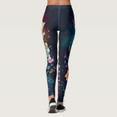 ruggegraatbloem leggings (Achterkant)