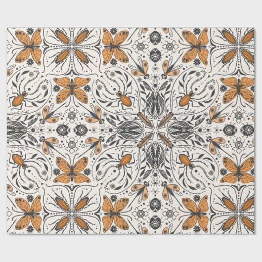 ruggen cadeaupapier (Vlak)