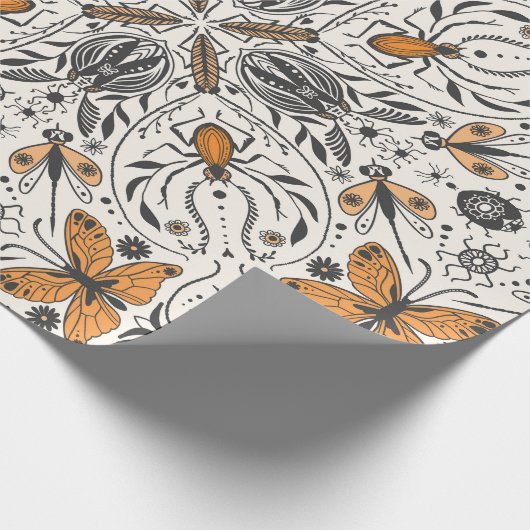 ruggen cadeaupapier (Hoek)