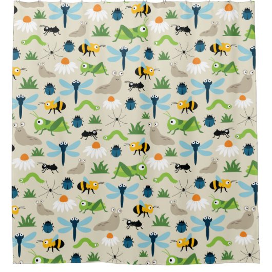 ruggen douchegordijn (Voorkant)