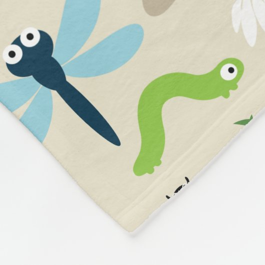 ruggen fleece deken (Hoek)