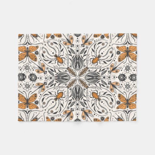 ruggen fleece deken (Voorkant (Horizontaal))