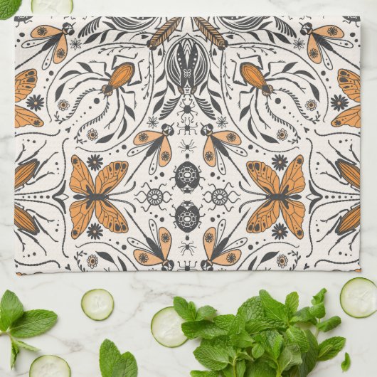 ruggen theedoek (Gevouwen)