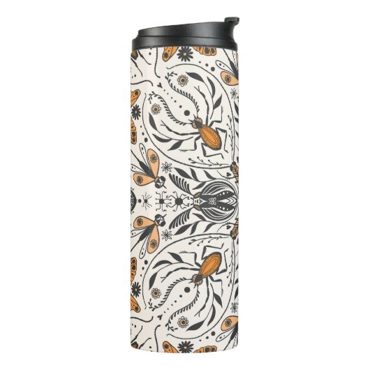 ruggen thermosbeker (Gedraaid links)