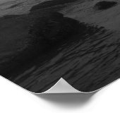 Ruggendag bij de strand poster (Hoek)