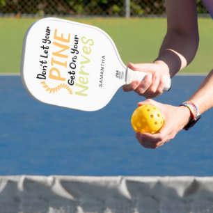 ruggengraat op zenuwen gepersonaliseerd pickleball paddle