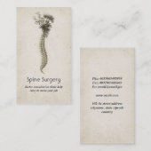 ruggengraat visitekaartje (Voorkant / Achterkant)