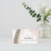 -ruggengraatchiropractor — Benoemingsherinnering Afsprakenkaartje (Staand voorkant)