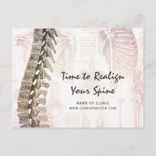 -ruggengraatchiropractor — Benoemingsherinnering Briefkaart