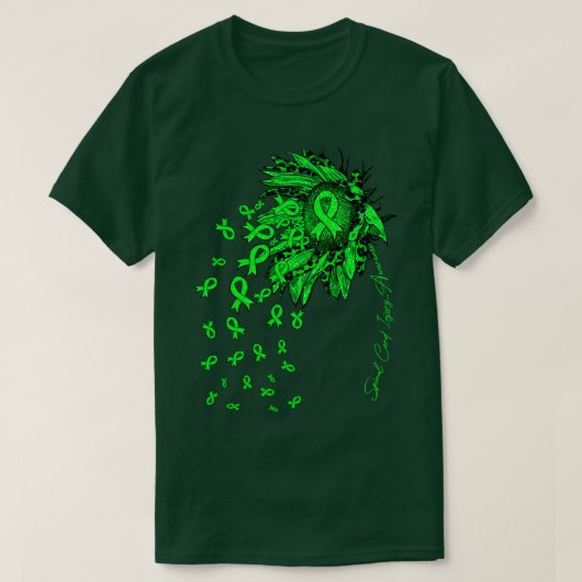 Ruggenmergletsel Bewustzijn Zonnebloempitten flow T-shirt (Design voorkant)