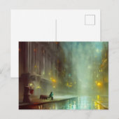 Ruggennacht in het Briefkaart City (Voorkant / Achterkant)