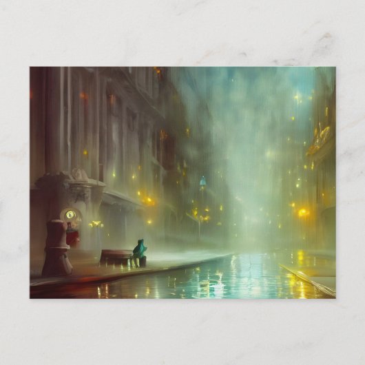 Ruggennacht in het Briefkaart City (Voorkant)