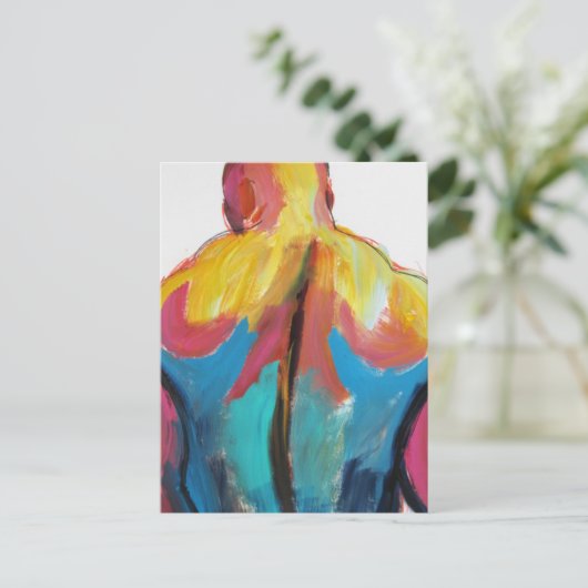 Rugger Man Broad back Briefkaart (Staand voorkant)