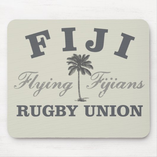 Ruggershirts Fiji Rugby Mousepad Muismat (Voorkant)