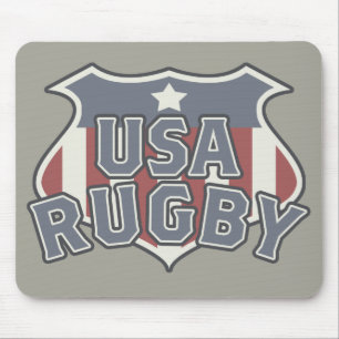 Ruggershirts Verenigde Staten Rugby Mousepad Muismat