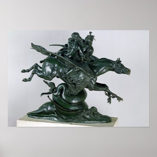 Ruggiero en Angelica Poster (Voorkant)