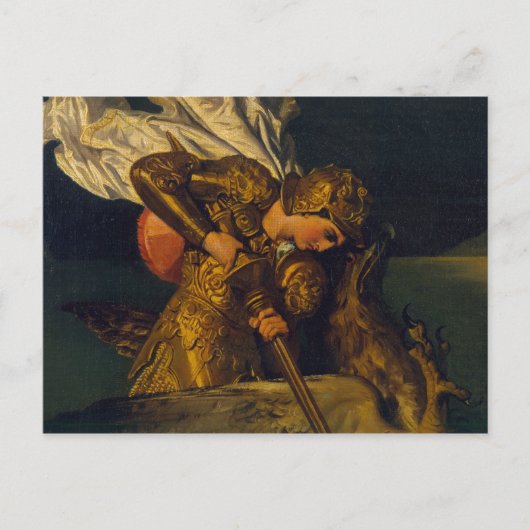 Ruggiero Rescuing Angelica Briefkaart (Voorkant)