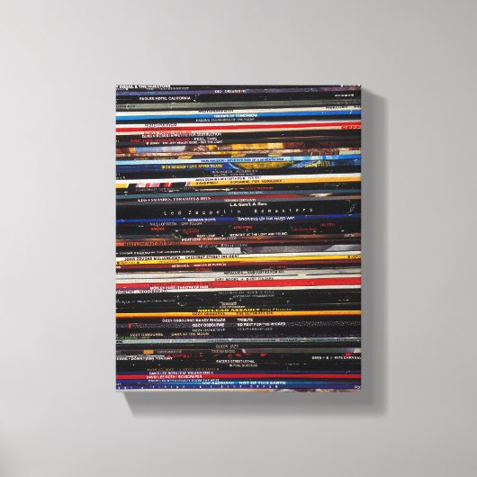 Ruglijnen Canvas Afdruk (Voorkant)