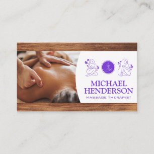 Rugmassage   Beauty Health Care   Hout Visitekaartje
