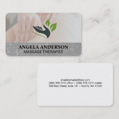 Rugmassage | Relax Spa Wellness Visitekaartje (Voorkant / Achterkant)