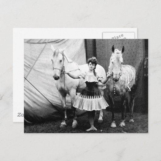 Rugmeisje: 1904 briefkaart (Voorkant / Achterkant)