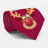 Rugolf de rendiermachine stropdas (Opgerold)