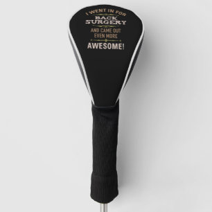 Rugoperatie herstel Humor Golfheadcover