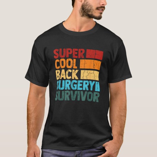 Rugoperatie overlevende grappige scoliose spinale  t-shirt (Voorkant)