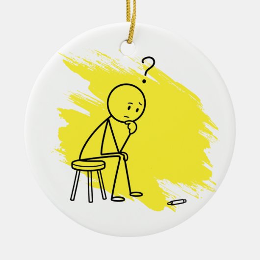 Rugpijn Humor Aangepaste Conditie Fun Ornament (Voorkant)
