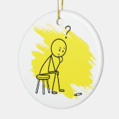 Rugpijn Humor Aangepaste Conditie Fun Ornament (Links)