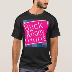 Rugpijn van vrouwen Rugt Quote Workout Gym Top