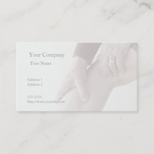 rugpijn visitekaartje (Voorkant)