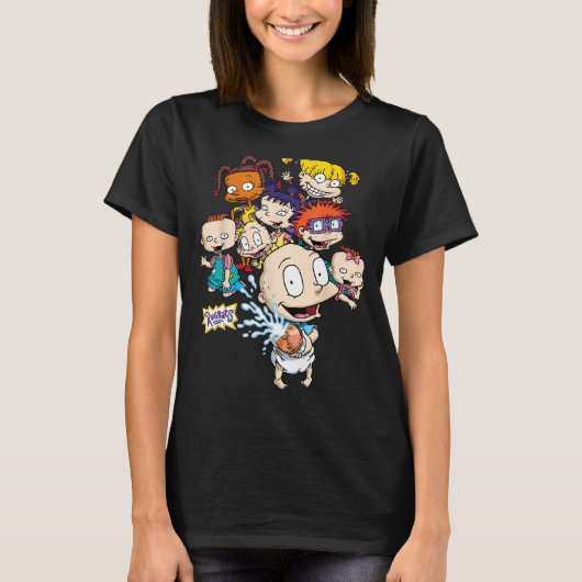 Rugrats Tommy Squirting Milk T-shirt (Voorkant)