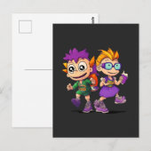 Rugratten - Reptar on the Loose: A Rugrates Advent Briefkaart (Voorkant / Achterkant)