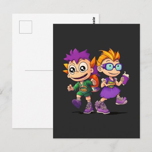 Rugratten - Reptar on the Loose: A Rugrates Advent Briefkaart (Voorkant / Achterkant)