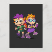 Rugratten - Reptar on the Loose: A Rugrates Advent Briefkaart (Voorkant)