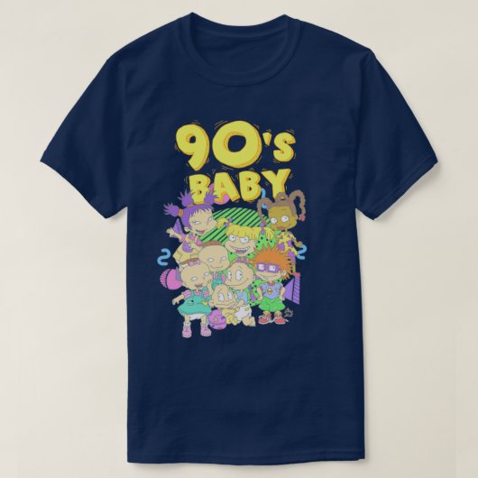  Rugratten van de jaren '90 Baby T-shirt (Design voorkant)