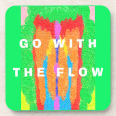 Rugs en Rags abstracte pure kunst hoogste Bier Onderzetter (Voorkant)