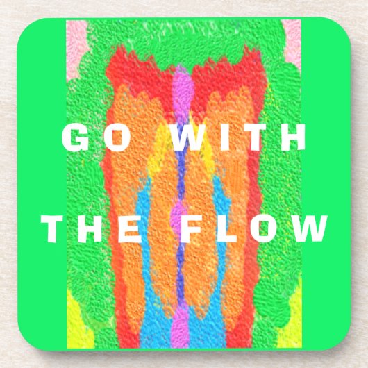 Rugs en Rags abstracte pure kunst hoogste Bier Onderzetter (Voorkant)