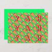 Rugs en Rags abstracte pure kunst hoogste Briefkaart (Voorkant / Achterkant)