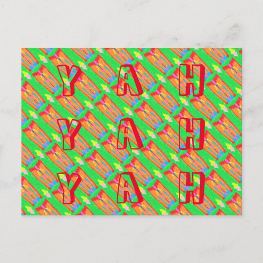 Rugs en Rags abstracte pure kunst hoogste Briefkaart (Voorkant)