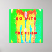 Rugs en Rags abstracte pure kunst hoogste Canvas Afdruk (Voorkant)