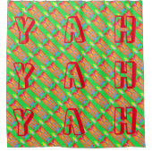 Rugs en Rags abstracte pure kunst hoogste Douchegordijn (Voorkant)