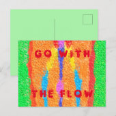 Rugs en Rags abstracte pure kunst hoogste Feestdagenkaart (Voorkant / Achterkant)