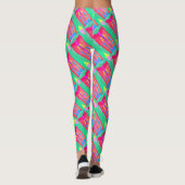 Rugs en Rags abstracte pure kunst hoogste Leggings (Achterkant)