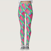 Rugs en Rags abstracte pure kunst hoogste Leggings (Voorkant)