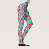 Rugs en Rags abstracte pure kunst hoogste Leggings (Rechts)