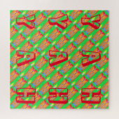 Rugs en Rags abstracte pure kunst hoogste Legpuzzel (Horizontaal)