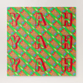 Rugs en Rags abstracte pure kunst hoogste Legpuzzel (Verticaal)